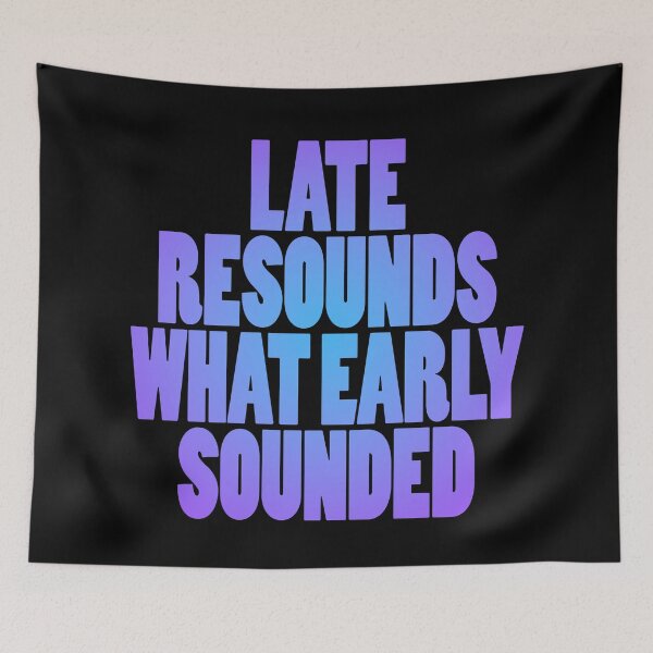 Item preview, Late resounds what early sounded v.3 designed and sold by x1brett.