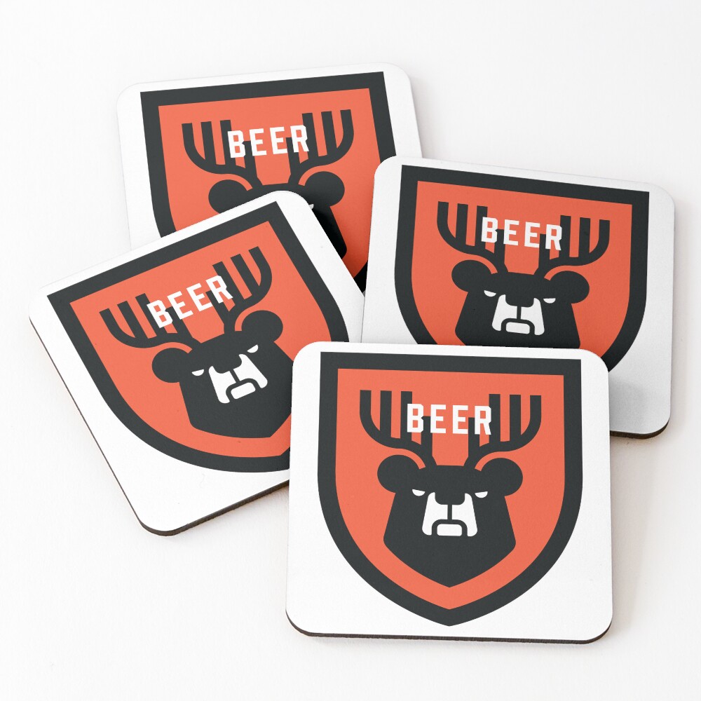 Item preview, Coasters (Set of 4) designed and sold by Rough-Trek.