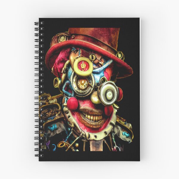 Item preview, Digital image of steampunk clown in red top hat designed and sold by Gala-life1.