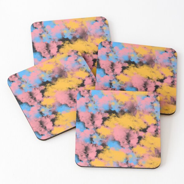 Item preview, Colourful water patches, colour patches abstract graphic designed and sold by ColourTrials.