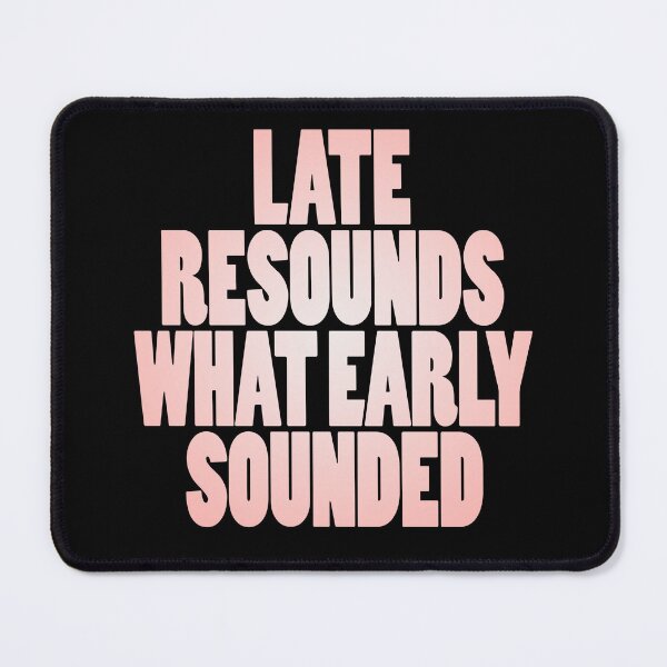 Item preview, Late resounds what early sounded v.4 designed and sold by x1brett.