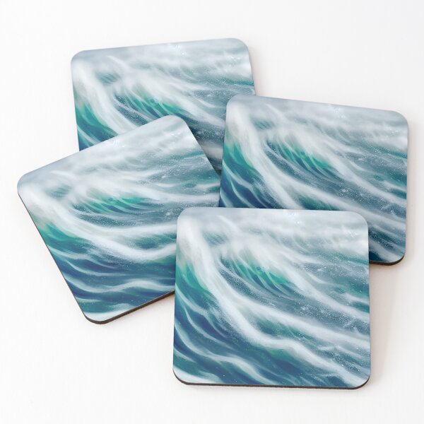 Item preview, blue ocean waves #99 designed and sold by supeart.