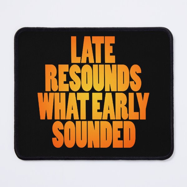 Item preview, Late resounds what early sounded v.5 designed and sold by x1brett.