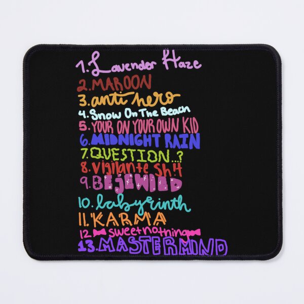Item preview, Midnights list designed and sold by gremoline.