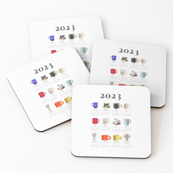 Item preview, 2023 Aesthetic Calendar for Coffee Lovers, Cup Lovers designed and sold by SerenaChoe.