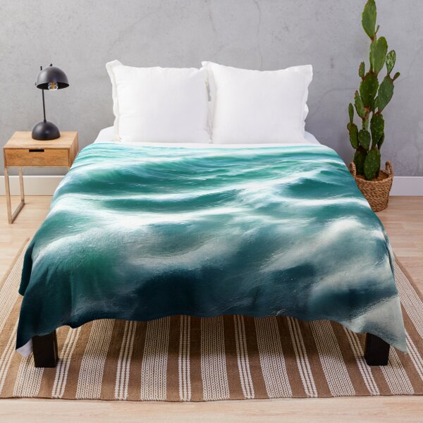 Item preview, blue ocean waves #100 designed and sold by supeart.