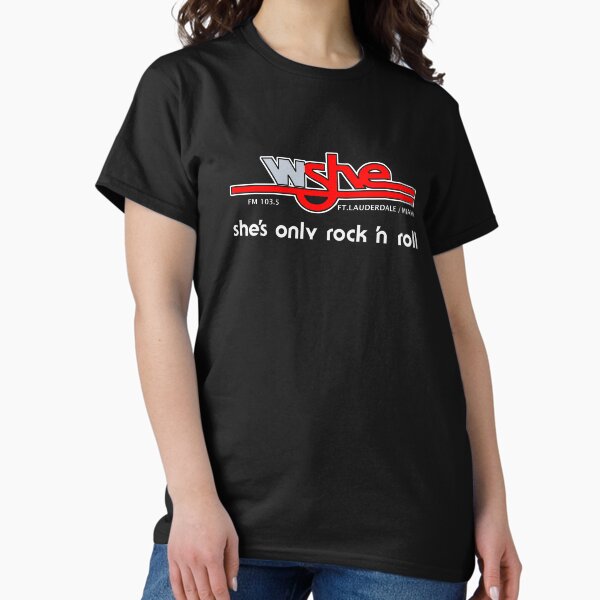 Artikel-Vorschau von WSHE FM 103.5 She's Only Rock 'N Roll, designt und verkauft von Designs by Kool Kat.
