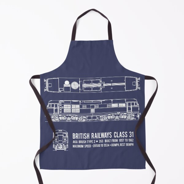 Item preview, British Railways Class 31 Brush Type 2 Locomotive Blueprint Diagram Gift designed and sold by Maljonic.