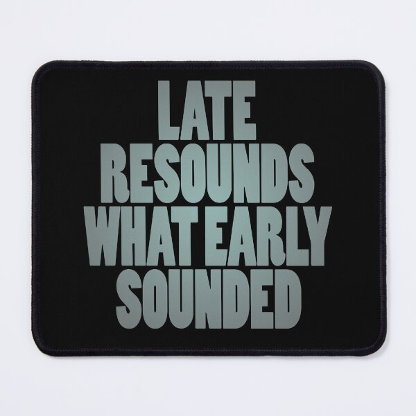 Item preview, Late resounds what early sounded v.6 designed and sold by x1brett.