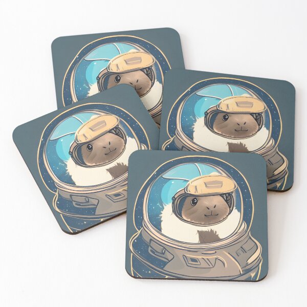 Item preview, Guinea Piggy in Space 4 - Funny Cute Guinea Pig - Guinea Pigs Adventures designed and sold by Aniyah.