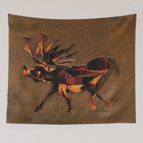 Item preview, Giant Bull Moose designed and sold by Asok Mukhopadhyay.