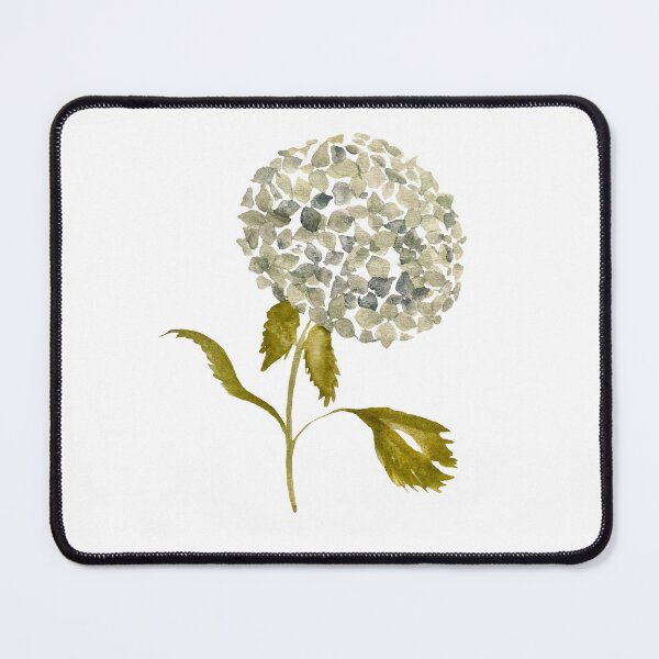 Item preview, Watercolor hydrangea illustration single object designed and sold by Yana Mustafina | Boho Soulful Designs.