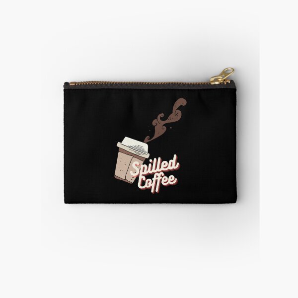 Item preview, Spilled Coffee Cup in the Air -cute illustration - Coffee addict designed and sold by The-Meraki-Man.