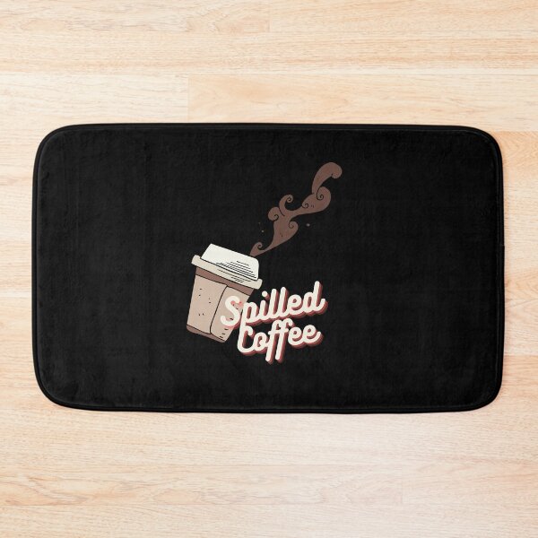 Item preview, Spilled Coffee Cup in the Air -cute illustration - Coffee addict designed and sold by The-Meraki-Man.