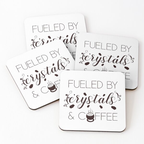 Item preview, Fueled by crystals and coffee designed and sold by Pchra-store.