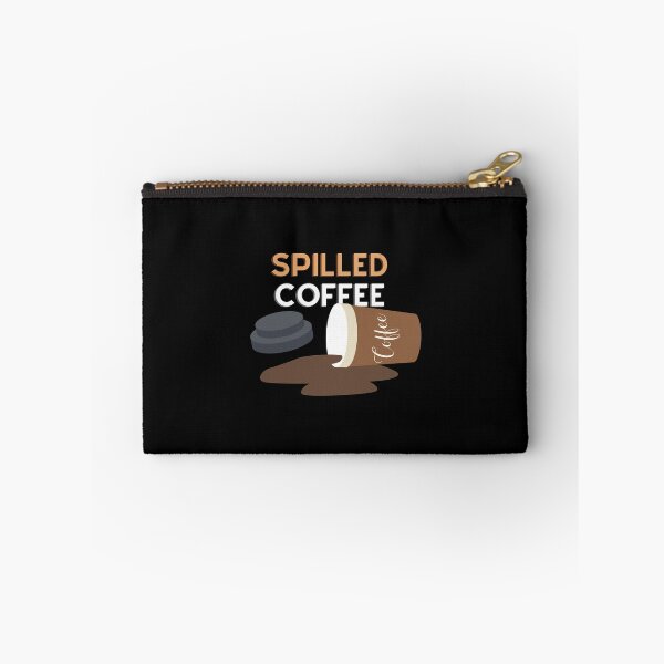 Item preview, Spilled Coffee cute illustration - Coffee addiction designed and sold by The-Meraki-Man.