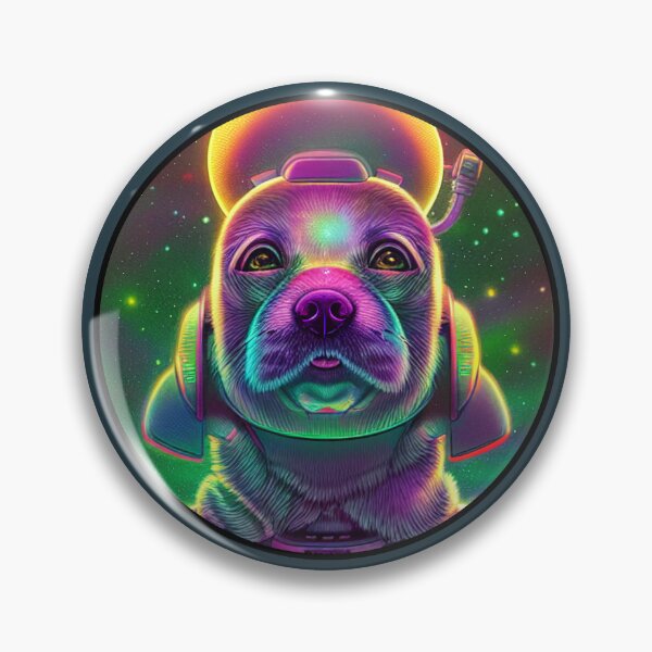 Item preview, Robot Halo Dog, Space Dog, Guaranteed best gift for all dog lovers designed and sold by Galactic Fur Baby Federation.