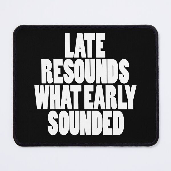 Item preview, Late resounds what early sounded v.9 designed and sold by x1brett.