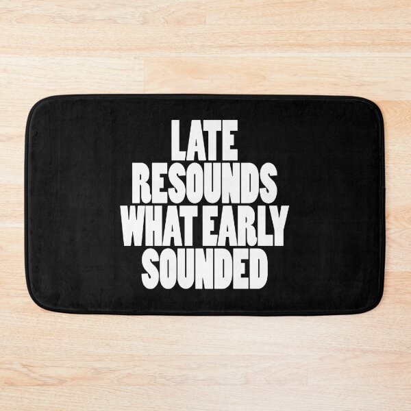 Item preview, Late resounds what early sounded v.9 designed and sold by x1brett.