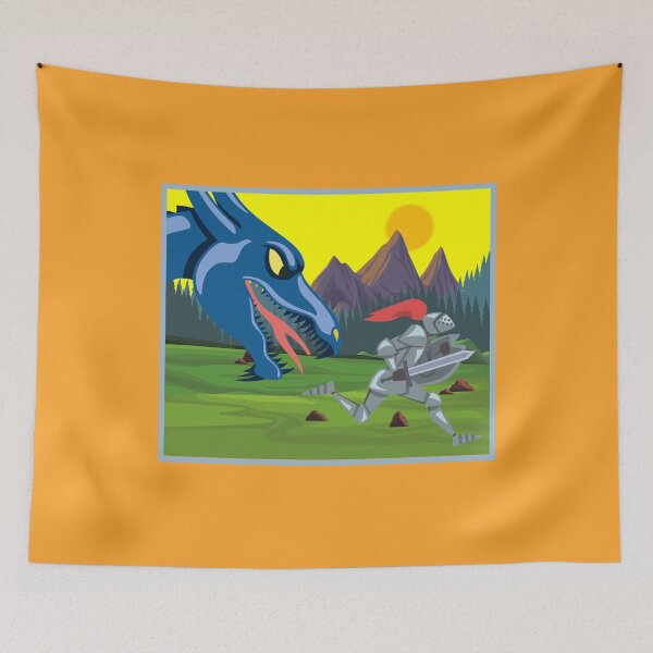 Item preview, Dragon Chases Knight designed and sold by AMERICANCHEEZ.