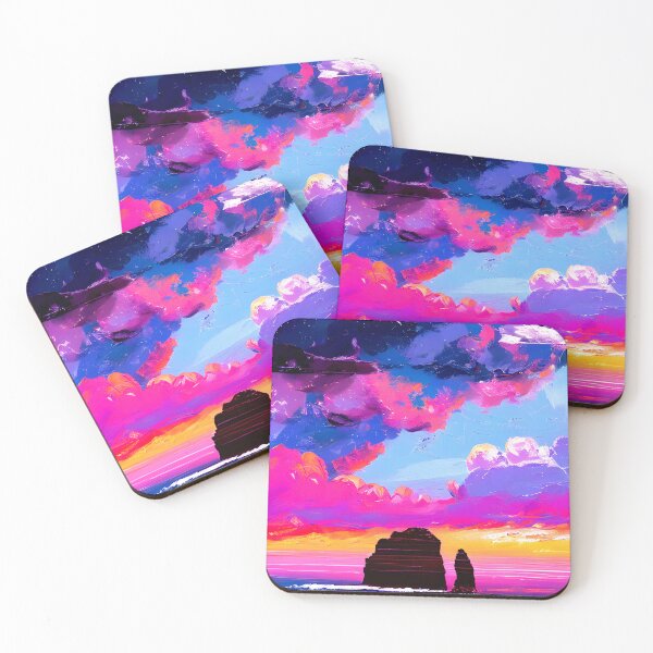 Item preview, ocean sunset waves, orange yellow vibes, vibrant color #10 designed and sold by supeart.