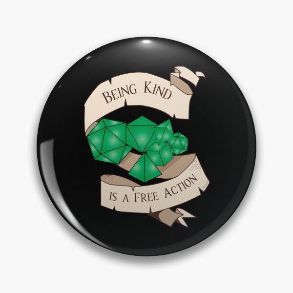 Item preview, Tabletop RPG - Games Master - Being Kind Is A Free Action designed and sold by MeepleDesign.