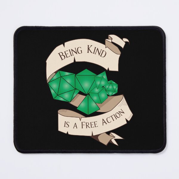 Item preview, Tabletop RPG - Games Master - Being Kind Is A Free Action designed and sold by MeepleDesign.