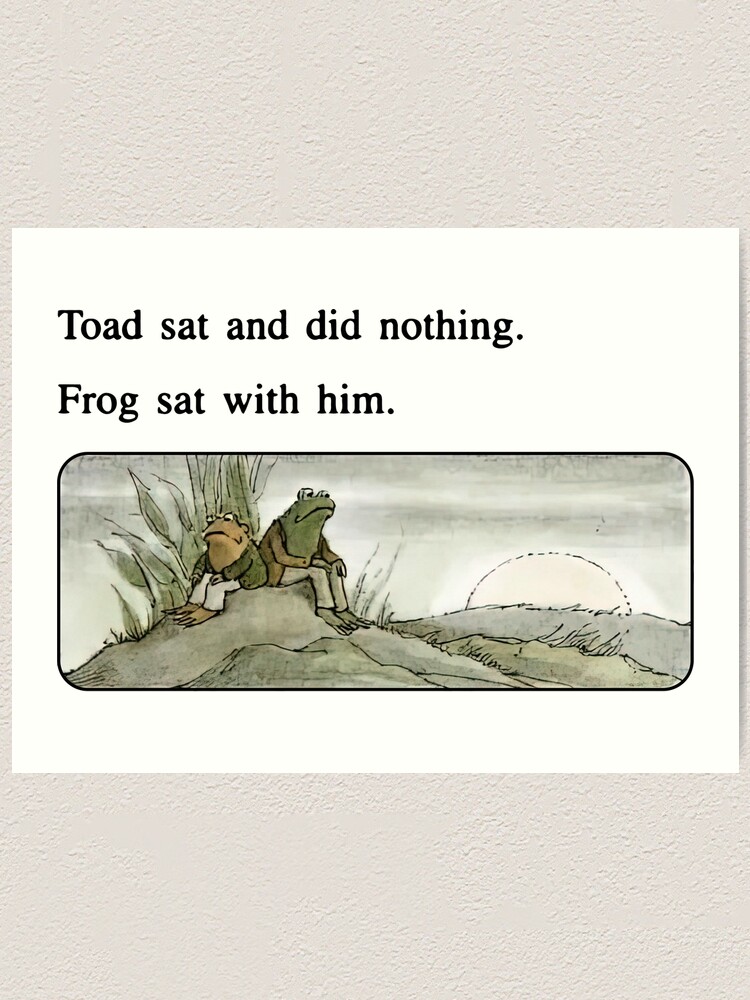 Frog And Toad book Meme Cottagecore Shirt - Print your thoughts. Tell your  stories.