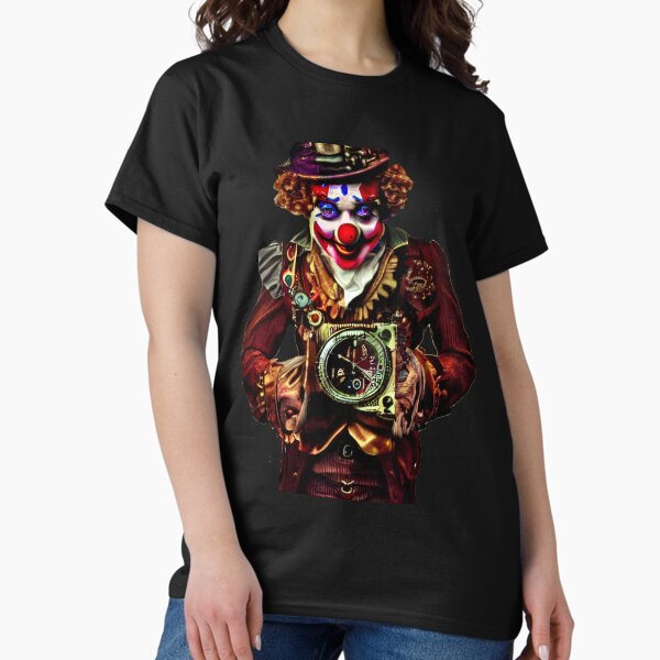 Item preview, Steampunk clown with clock designed and sold by Gala-life1.