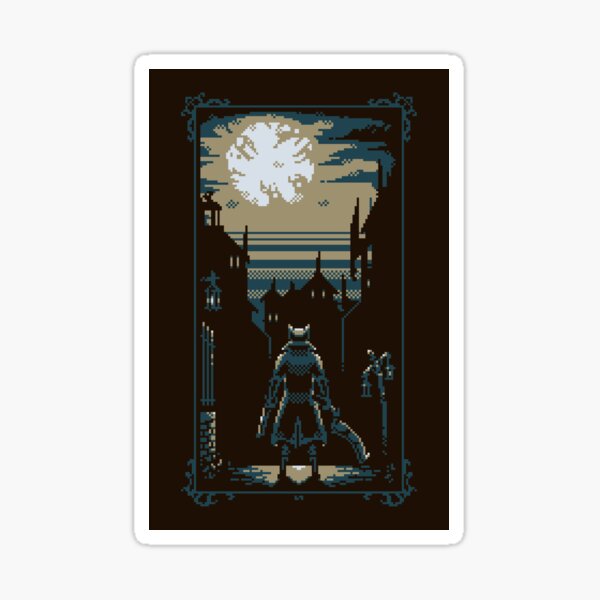 Item preview, Bloodborne PixelFrame designed and sold by RunWTheWolves.