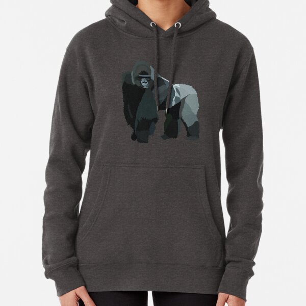 Silberrücken-Gorilla Hoodie