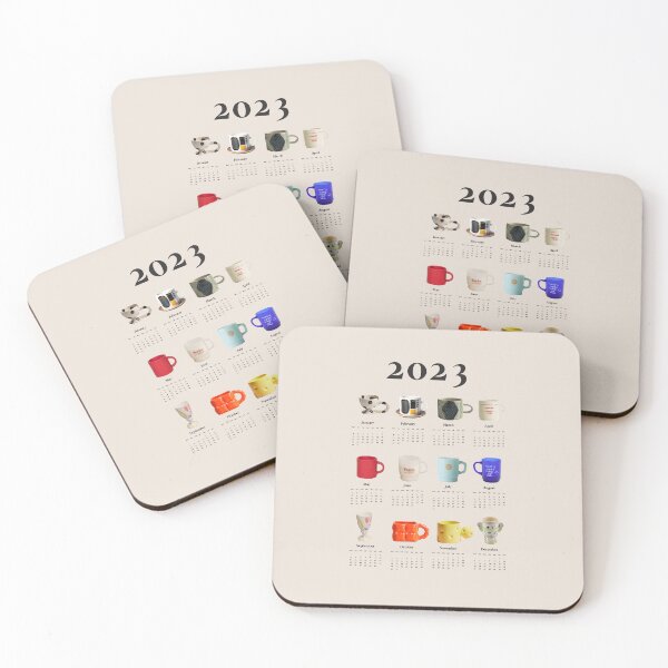 Item preview, 2023 Aesthetic Calendar for Coffee Lovers, Cup Lovers designed and sold by SerenaChoe.