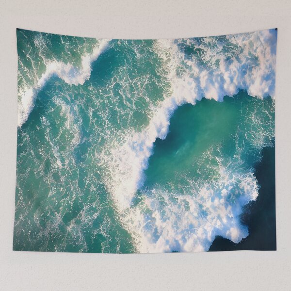Item preview, blue ocean waves #105 designed and sold by supeart.