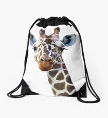 Giraffe Drawstring Bag