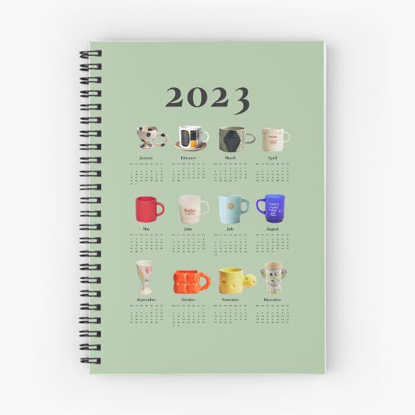 Item preview, Aesthetic Calendar for Coffee Lovers, Cup Lovers designed and sold by SerenaChoe.