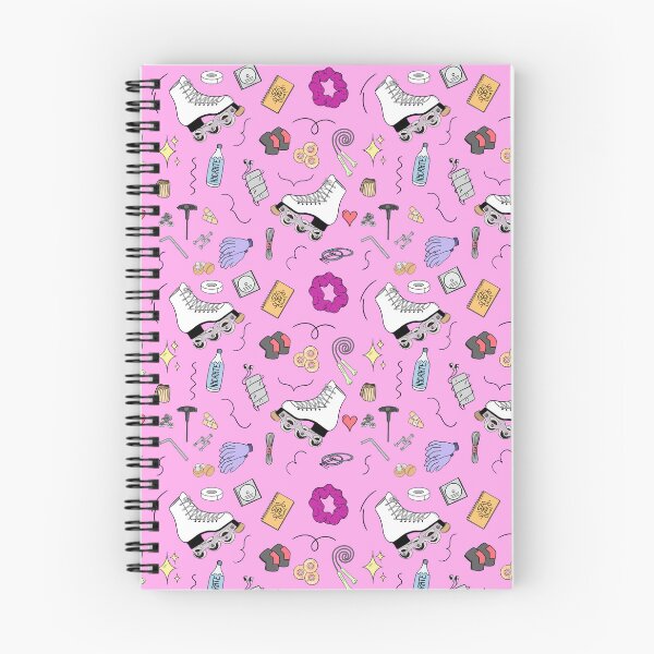 Item preview, Inline Figure Skating Cartoon Pattern - Pink designed and sold by IcyScribbles.