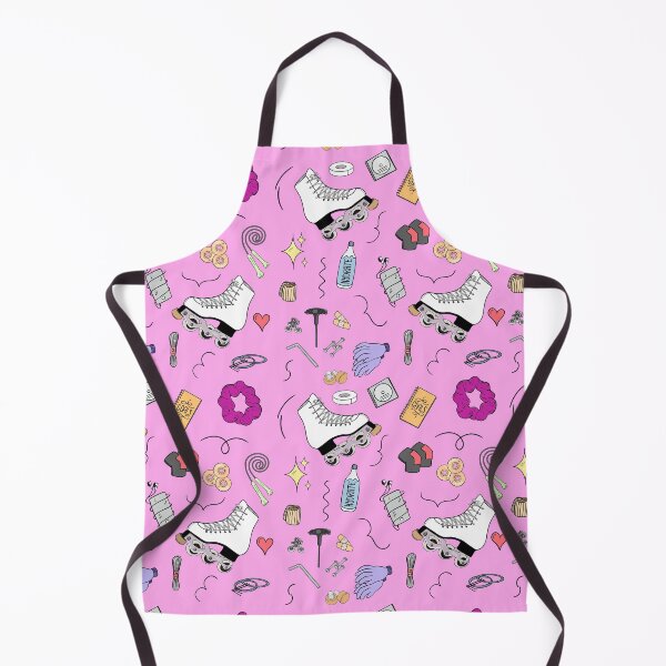 Item preview, Inline Figure Skating Cartoon Pattern - Pink designed and sold by IcyScribbles.