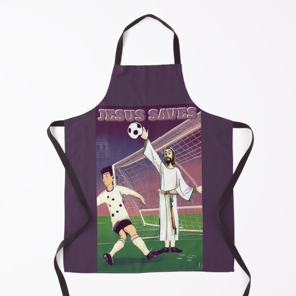 Item preview, JESUS SAVES the goal (#02) designed and sold by SolidEarthArt.