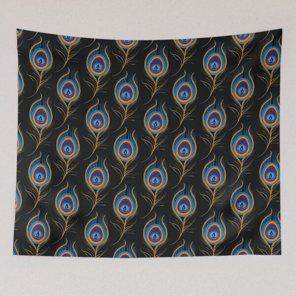 Item preview, Peacock Feather Pattern designed and sold by prirajdesigns.