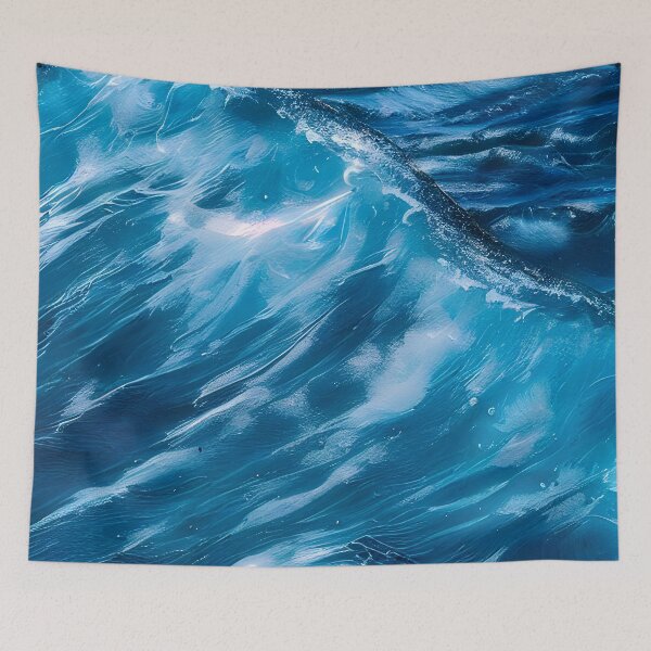 Item preview, blue ocean waves #106 designed and sold by supeart.