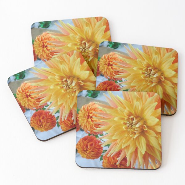 Item preview, Orange Dahlias Quintet designed and sold by Maxiverse.