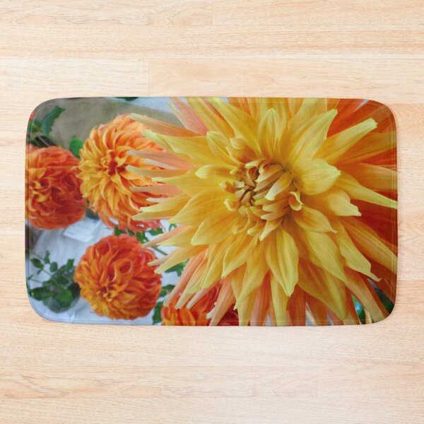 Item preview, Orange Dahlias Quintet designed and sold by Maxiverse.