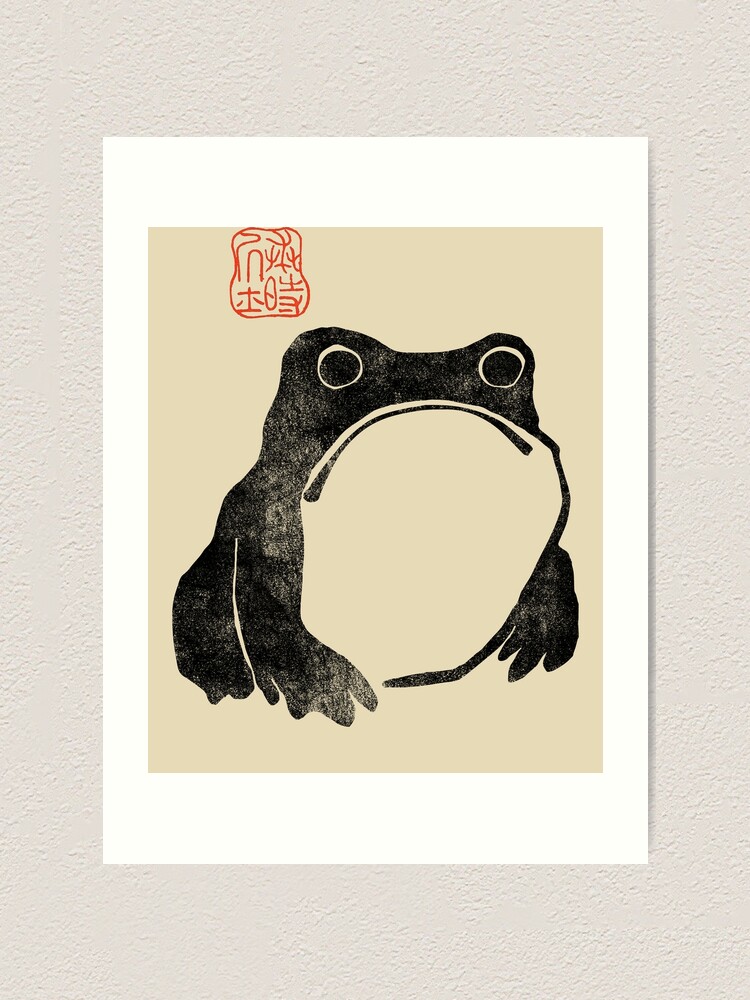grumpy frog japanese