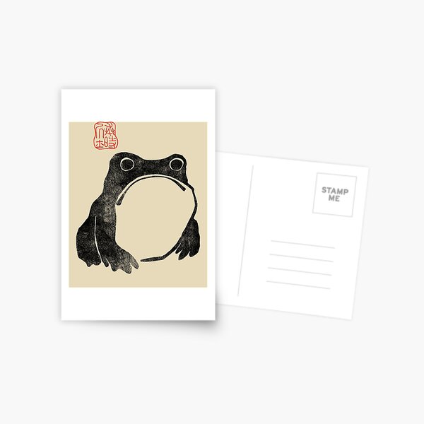 Item preview, grumpy frog japanese designed and sold by Star5sixx.