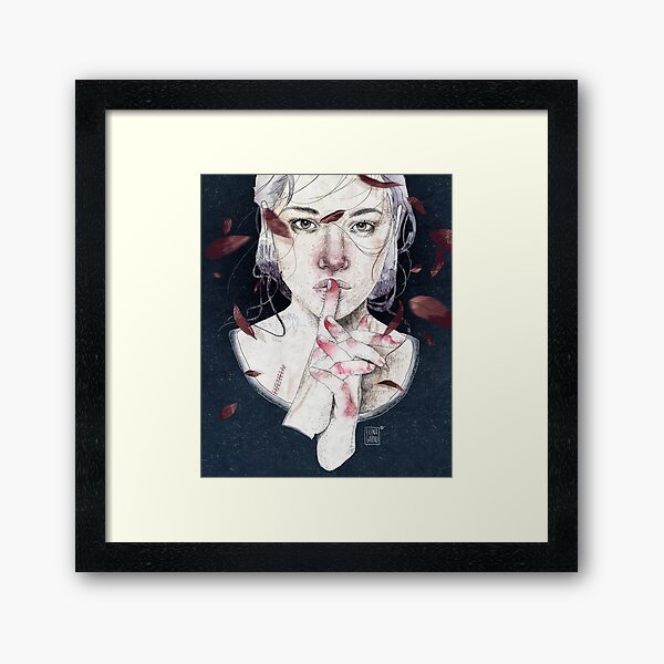MIRROR by Elenagarnu Framed Art Print