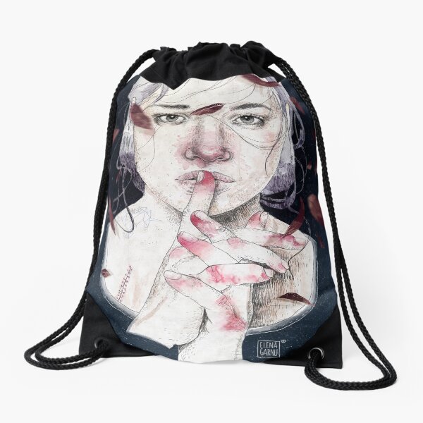 MIRROR by Elenagarnu Drawstring Bag