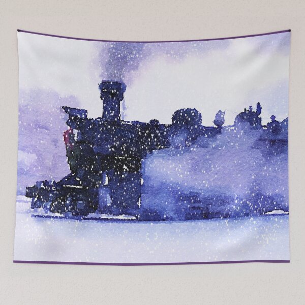 Item preview, Snow Train designed and sold by TheArtCave.