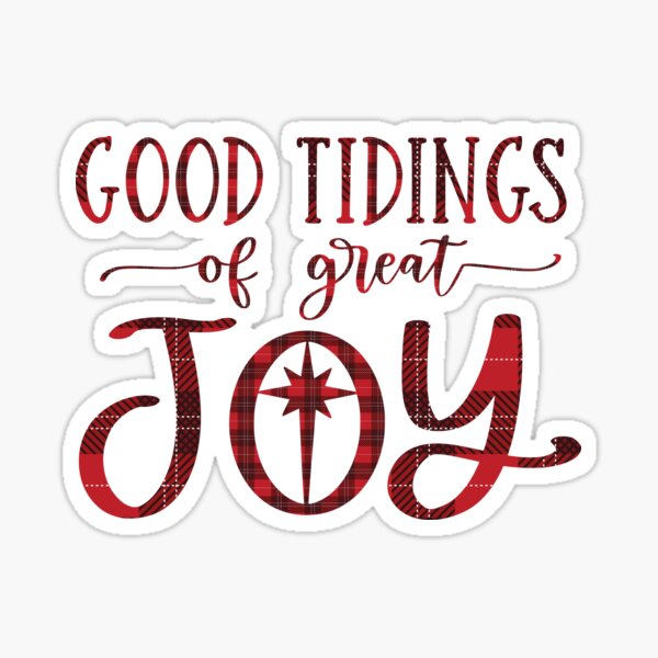 Good Tidings of Great Joy! Christmas Gift Tags – Birdie Mae Designs
