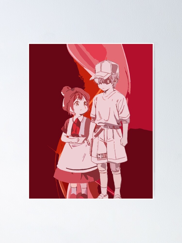 Hataraku Saibou 3 Poster for Sale by SidiqBakul