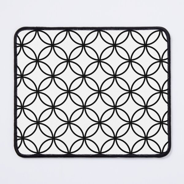 Item preview, Sacred Geometry Pattern in Black and White designed and sold by GemsAnatomy.